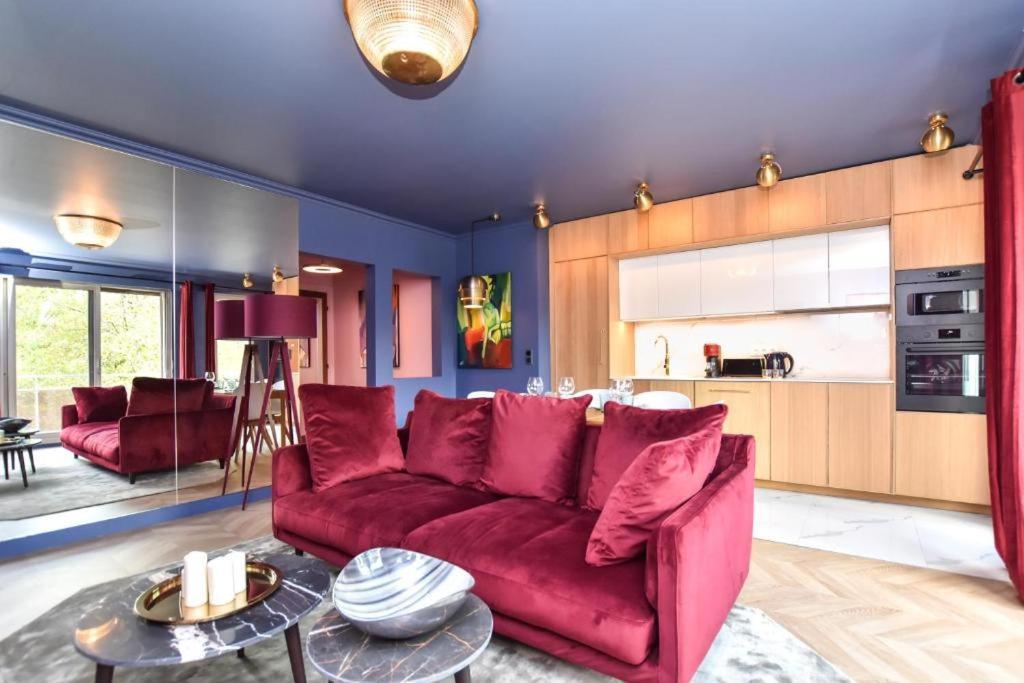 Luxury Paris La Vie En Rose Jacuzzi Terrasse Parking Apartment Bagian luar foto